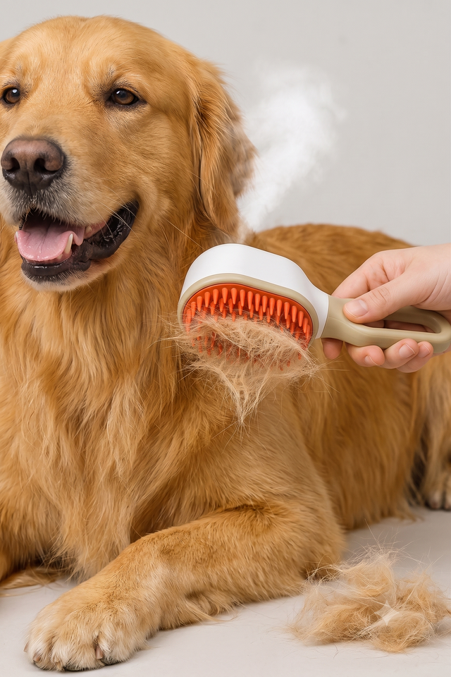 Cepillo a Vapor Pro-Clean™ - Elimina Pelos Sueltos y Malos Olores al Instante