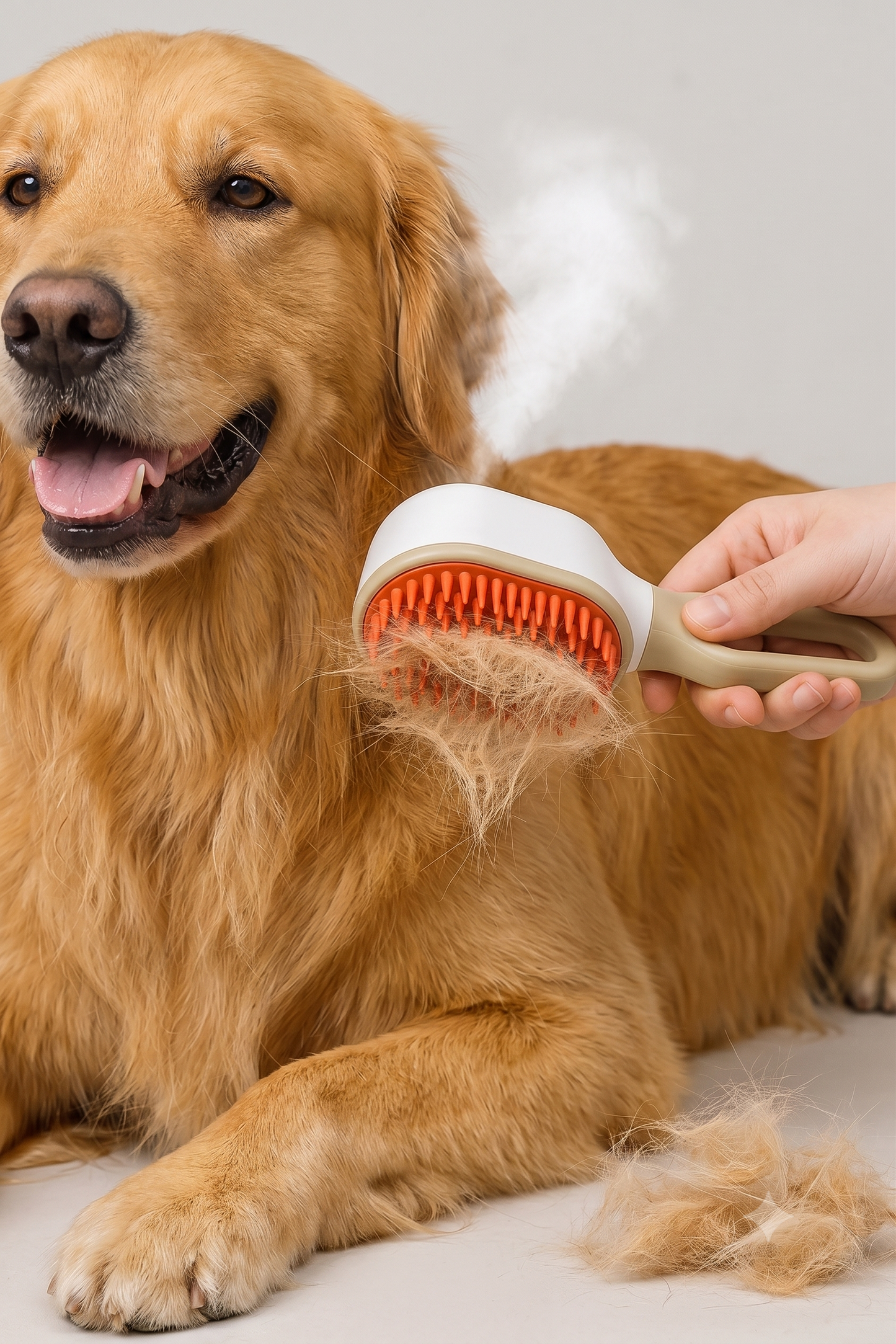 Cepillo a Vapor Pro-Clean™ - Elimina Pelos Sueltos y Malos Olores al Instante