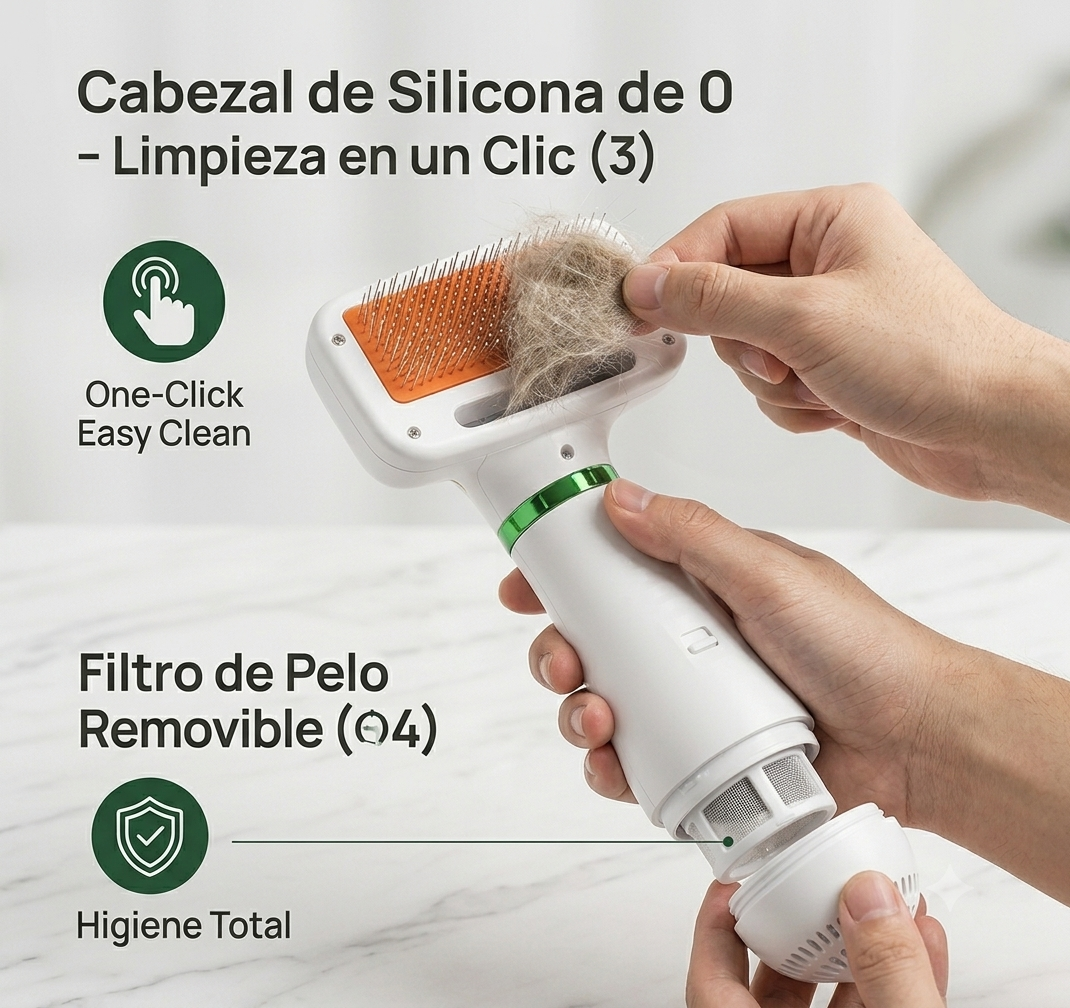 Cepillo Secador 2 en 1 Pro™ - Secado Rápido y Peinado sin Estrés